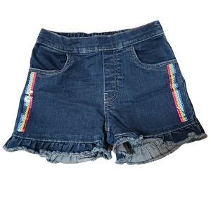 Girls denim shorts, size 7